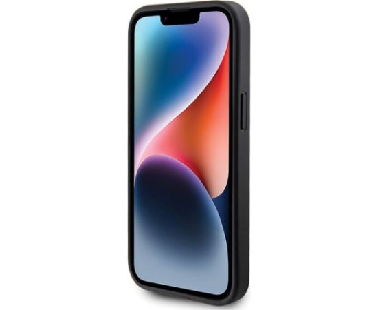 Guess Strass Metal Logo Back Case Aizsargapvalks Priekš Apple iPhone 15 Plus Neoriģinālie Maciņi