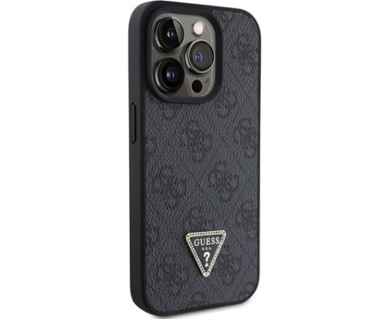 Guess Crossbody 4G Metal Logo Back Case Aizsargapvalks Priekš Apple iPhone 15 Pro Neoriģinālie Maciņi