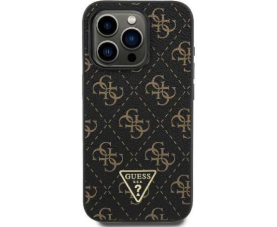 Guess New 4G Triangle Aizsargapvalks Priekš Apple iPhone 16 Pro Neoriģinālie Maciņi