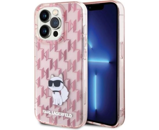 Karl Lagerfeld KLHCP15LHNCMKLP Aizmugurējais Apvalks Priekš Apple iPhone 15 Pro Neoriģinālie Maciņi