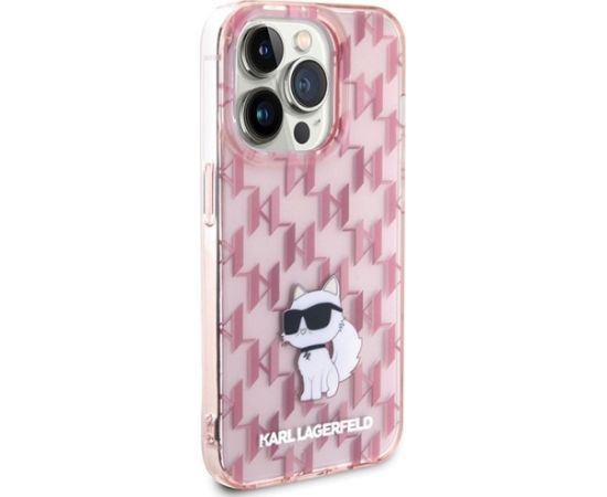 Karl Lagerfeld KLHCP15LHNCMKLP Aizmugurējais Apvalks Priekš Apple iPhone 15 Pro Neoriģinālie Maciņi