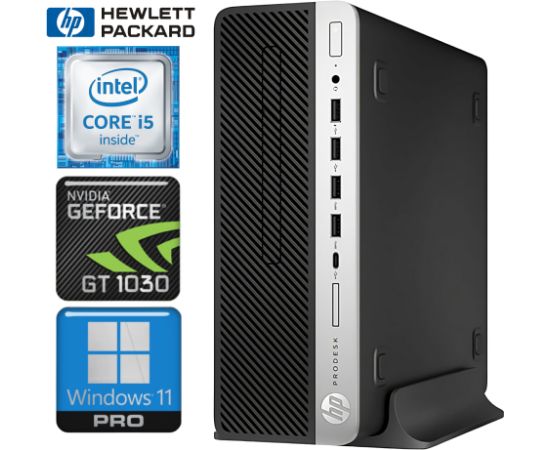 HP 600 G5 SFF i5-9500 8GB 512SSD M.2 NVME+2TB GT1030 2GB WIN11Pro Kомпьютеры после ремонта