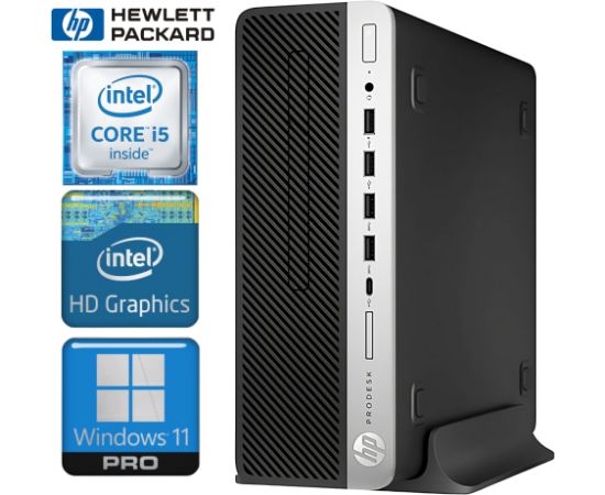 HP 600 G5 SFF i5-9500 16GB 512SSD M.2 NVME+2TB WIN11Pro Atjaunoti personālie datori