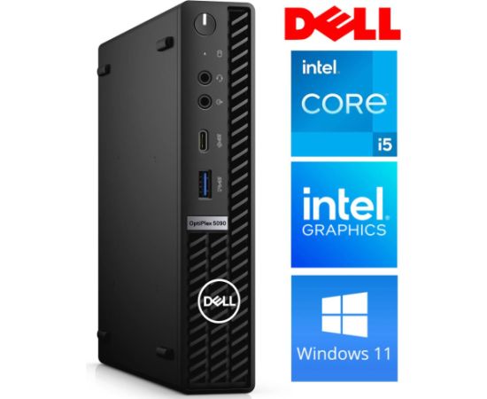 DELL 5090 Micro i5-11500T 16GB 128SSD M.2 NVME WIN11Pro Atjaunoti personālie datori