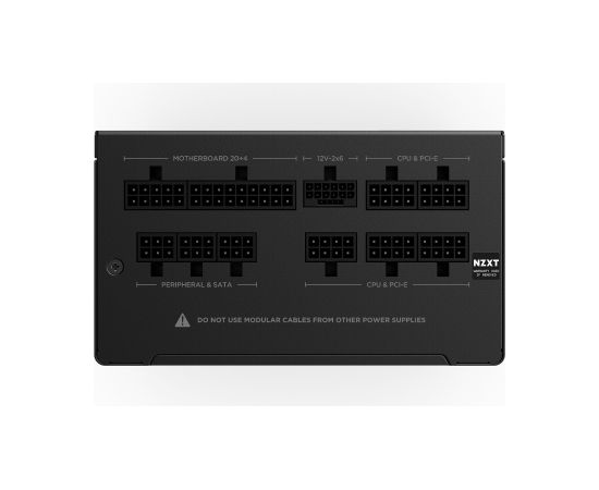 NZXT C1000 GOLD CORE, PC power supply black, 1x 12-pin High Power GPU, 3x PCIe, cable management, 1000 Watt Datoru barošanas bloki