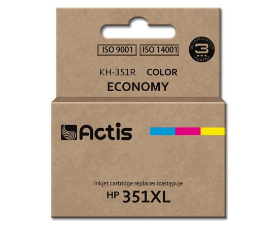 Actis KH-351R Ink (replacement for HP 351XL CB338EE; Standard; 21 ml; color) Tintes printeru izejmateriāli