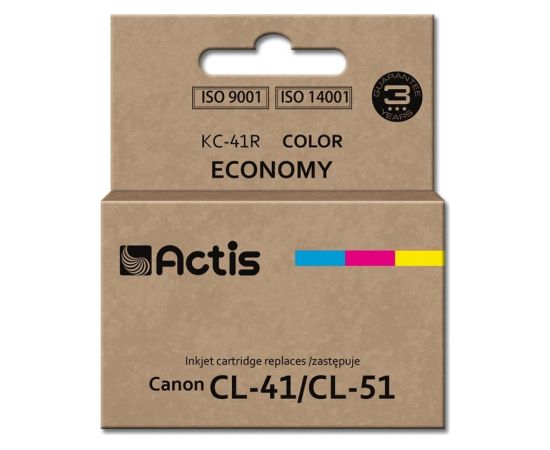 Actis KC-41R Ink (replacement for Canon CL-41/CL-51; Standard; 18 ml; color: cyan, magenta, yellow) Чернила для принтера