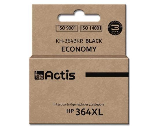 Actis KH-364BKR Ink (replacement for HP 364XL CN684EE; Standard; 20 ml; black) Tintes printeru izejmateriāli