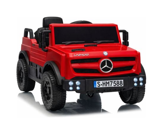 Lean Cars Mercedes Unimog HM7588 6V4Ah Red Battery Car Jaunumi, Bērnu preces