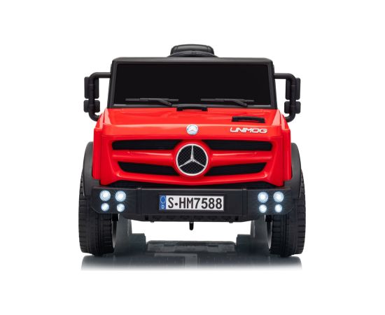 Lean Cars Mercedes Unimog HM7588 6V4Ah Red Battery Car Jaunumi, Bērnu preces
