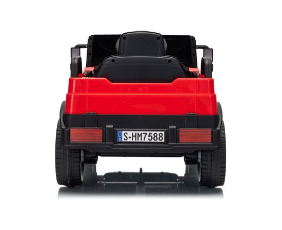 Lean Cars Mercedes Unimog HM7588 6V4Ah Red Battery Car Jaunumi, Bērnu preces