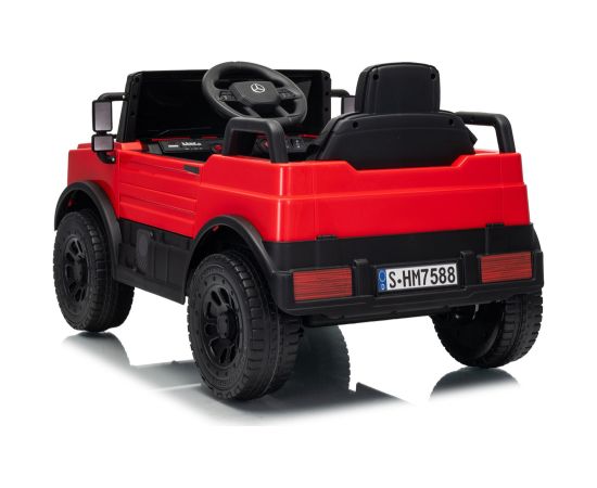 Lean Cars Mercedes Unimog HM7588 6V4Ah Red Battery Car Jaunumi, Bērnu preces