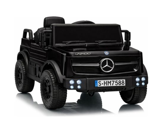 Lean Cars Mercedes Unimog HM7588 6V4Ah Black Battery Car Jaunumi, Bērnu preces