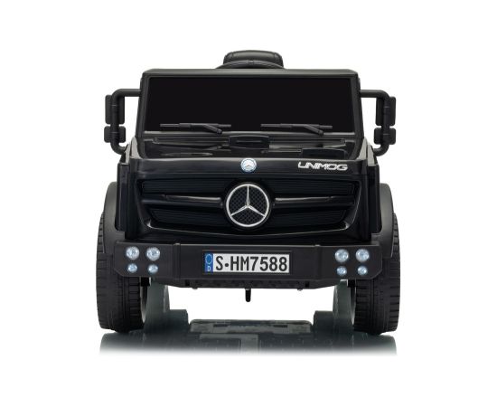 Lean Cars Mercedes Unimog HM7588 6V4Ah Black Battery Car Jaunumi, Bērnu preces