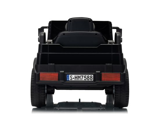 Lean Cars Mercedes Unimog HM7588 6V4Ah Black Battery Car Jaunumi, Bērnu preces