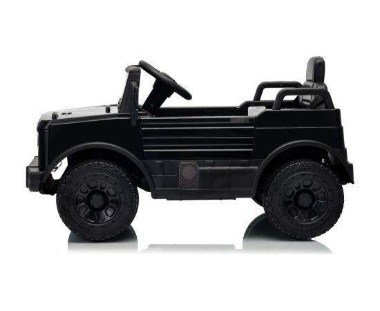 Lean Cars Mercedes Unimog HM7588 6V4Ah Black Battery Car Jaunumi, Bērnu preces