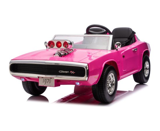 Lean Cars Dodge Charger R/T DLS-K12 24V7Ah Pink Battery Car Новости - Детские товары