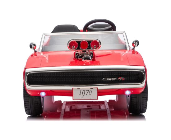 Lean Cars Dodge Charger R/T DLS-K12 24V7Ah Red Battery Car Jaunumi, Bērnu preces