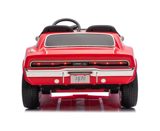 Lean Cars Dodge Charger R/T DLS-K12 24V7Ah Red Battery Car Jaunumi, Bērnu preces