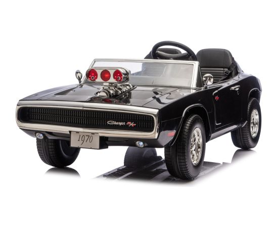 Lean Cars Dodge Charger R/T DLS-K12 24V7Ah Black Battery Car Jaunumi, Bērnu preces
