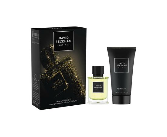 David Beckham Instinct Dárková sada EDP 50 ml a sprchový gel 150 ml 50ml Dāvanu komplekti
