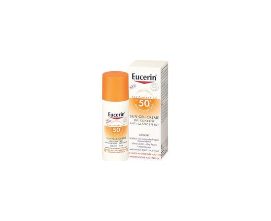 Eucerin Protective Cream Gel lotion for face Oil Control SPF 50+ 50 ml 50ml Духи и косметика