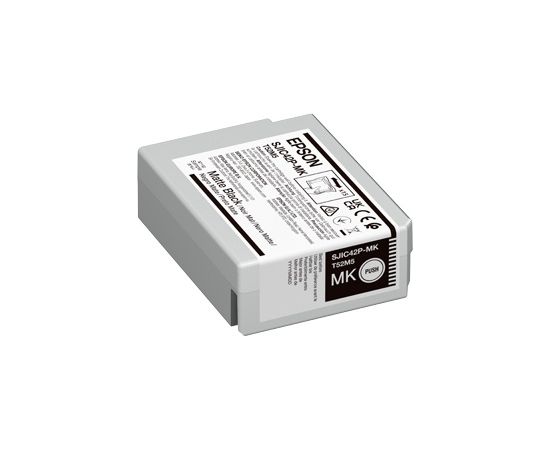 Epson SJIC42P-MK (C13T52M540) Ink Cartridge, Matte Black Tintes printeru izejmateriāli