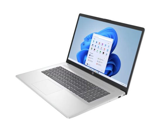 HP 17-cp2025 17.3'' FHD AMD Ryzen 5 7520U 8GB 512GB SSD W11H, Natural Silver (SPEC) Portatīvie datori