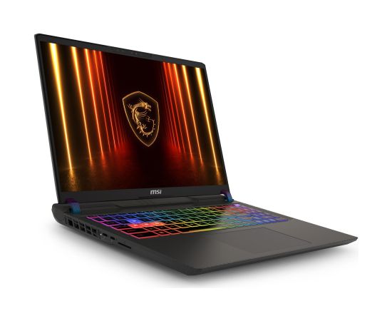 Notebook MSI Vector 16 HX AI A2XWHG CPU Intel Core Ultra 7 255HX 16 " 2560 x 1600 pixels RAM 32 GB DDR5-SDRAM SSD 1000 GB Discrete graphics NVIDIA GeForce RTX 5070 Ti 12 GB On-board graphics Yes Numeric keypad Yes OS installed Windows 11 Home Colour Grey  Portatīvie datori