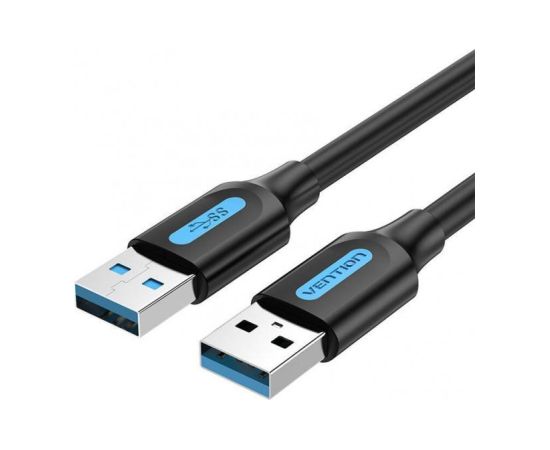 CABLE USB3.0 MALE TO MALE/3M BLACK CONBI VENTION Data USB kabeļi