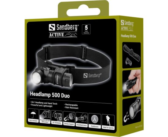Sandberg 421-35 Headlamp 500 Duo Фонари