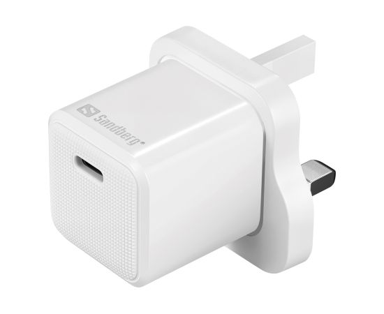 Sandberg 441-64 USB-C 20W Charger UK+Lightning, Incl. 1m USB-C> Lighting cable Зарядные устройства