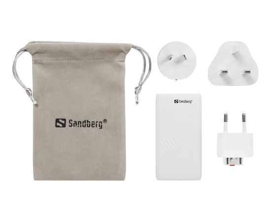 Sandberg 441-68 4in1 TravelCharger 2xUSB-C 65W Зарядные устройства