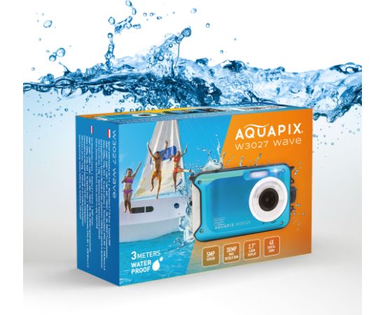 Easypix Aquapix W3027 Wave IceBlue 10035 Цифровые фотокамеры
