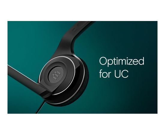 Sennheiser PC 7 USB Headset Black Austiņas