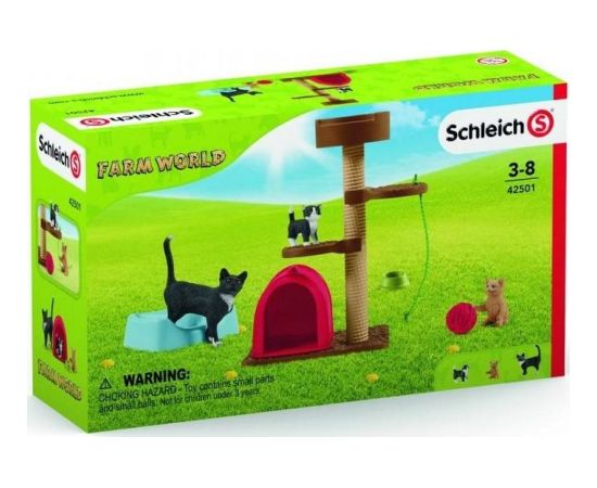 Figurka Schleich Kotki z akcesoriami do zabawy Figūriņas un varoņi
