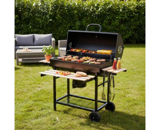 Klausberg GRILL WĘGLOWY BBQ Z POKRYWĄ, Klausberg KB-9033 Новинки Для дома и сада 