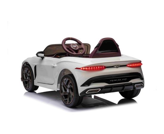 Ramiz Autko Bentley Bacalar na akumulator dla dzieci Biały + Pilot + EVA + Wolny Start + Audio LED Jaunumi, Bērnu preces
