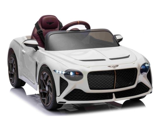 Ramiz Autko Bentley Bacalar na akumulator dla dzieci Biały + Pilot + EVA + Wolny Start + Audio LED Jaunumi, Bērnu preces