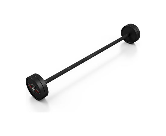 Gumijots svara stienis ar fiksētu svaru 1 gab. 15 kg - Marbo Sport Гантели и наборы