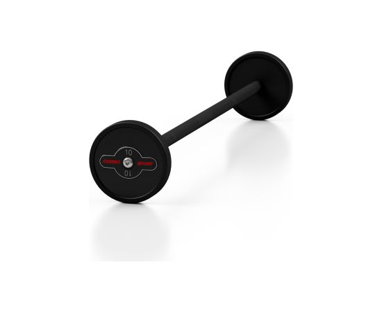 Gumijots svara stienis ar fiksētu svaru 1 gab. 10 kg - Marbo Sport Гантели и наборы