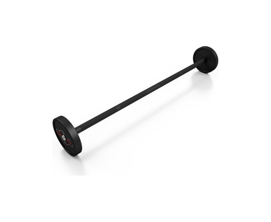 Gumijots svara stienis ar fiksētu svaru 1 gab. 10 kg - Marbo Sport Гантели и наборы