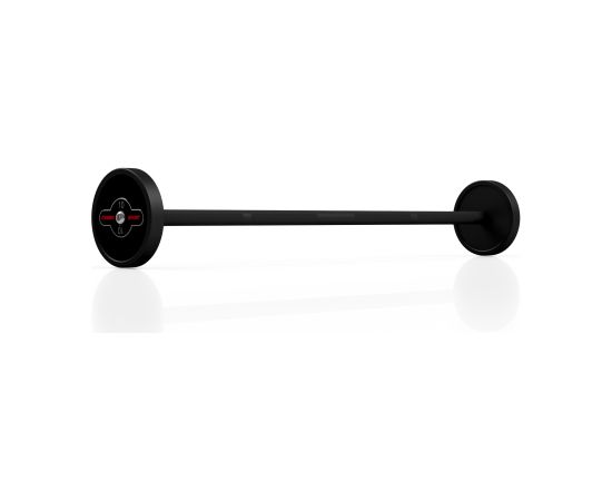 Gumijots svara stienis ar fiksētu svaru 1 gab. 10 kg - Marbo Sport Гантели и наборы