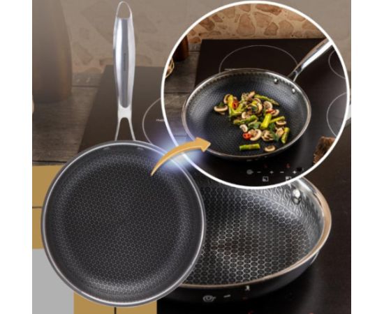 Nerūsējošā tērauda panna, ø28cm, KB 9023, Klausberg Pannas