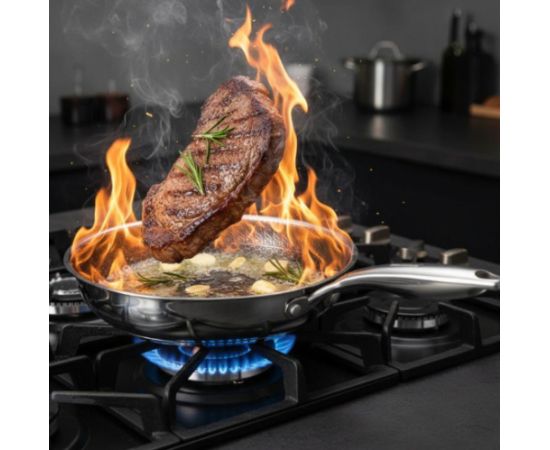 Nerūsējošā tērauda panna, ø20cm, KB 9021, Klausberg Pannas