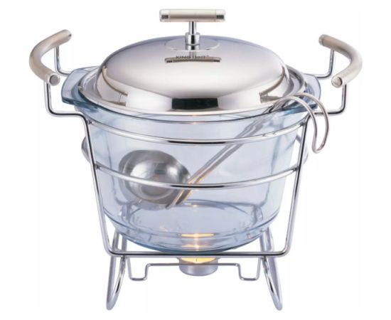 Подогреватель пищи, стекло-сталь, 4 л, KH 1417, Kinghoff Katli