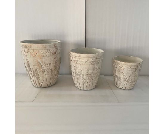 Plant holder SUNNY LAVENDEL D44xH50cm cream Новости, мебель, дом