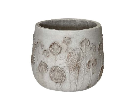 Puķu pods SUNNY FLORE D23.5xH21cm balts Jaunumi, mēbeles, māja