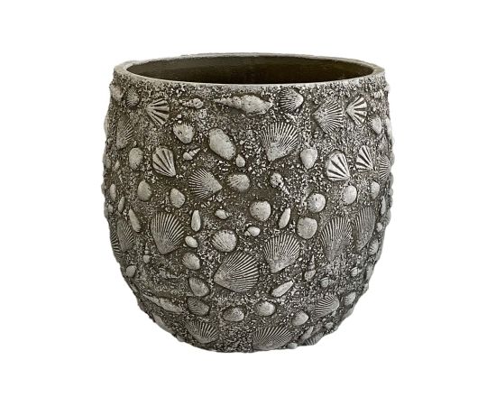 Puķu pods SUNNY SHELL D35.5xH33cm bēšs Jaunumi, mēbeles, māja