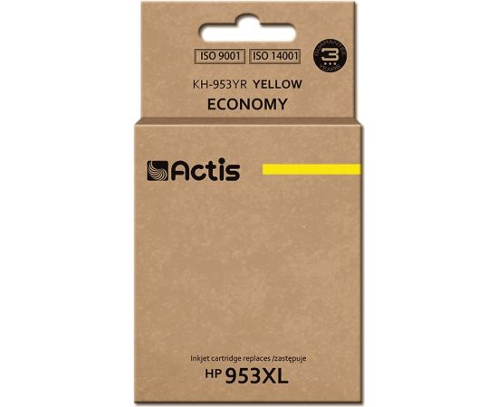 Actis KH-953YR ink (replacement for HP 953XL F6U18AE; Premium; 25 ml; yellow) Чернила для принтера
